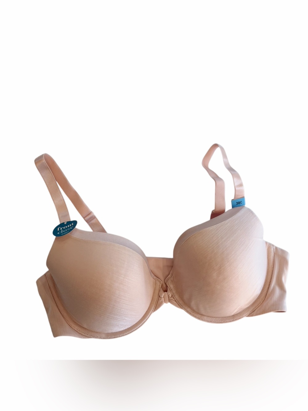 NWT Vanity Fair Illumination Front Close 75339 38C Nude Rose Quartz Convertible - Picture 5 of 9